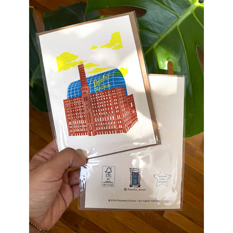 New York Block Print Greeting Cards