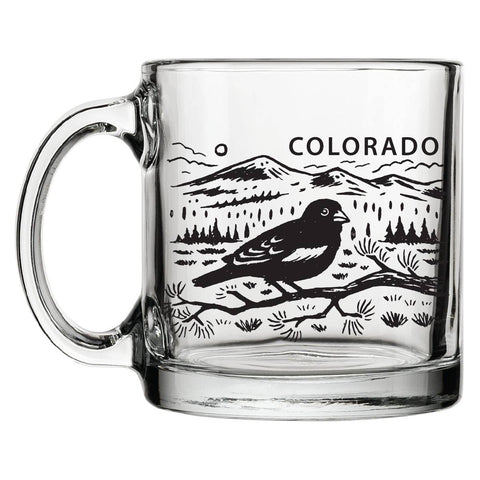 Colorado Glass Coffee Mugs