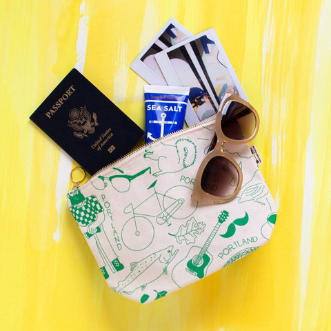 Maptote Large Zipped Pouch