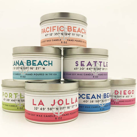 City Coordinate Candles