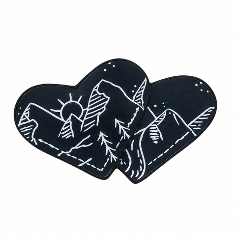 Botanical Heart Leather Bookmarks