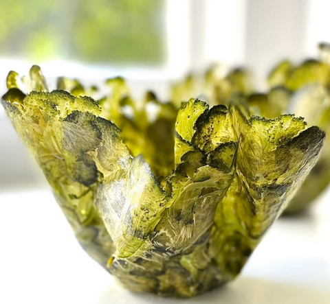 Handmade Vegetable Parchment Bowls