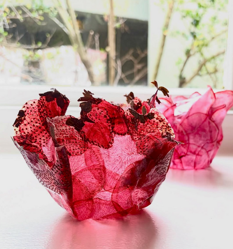 Handmade Vegetable Parchment Bowls