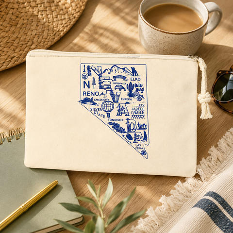 Nevada Canvas Zip Pouch