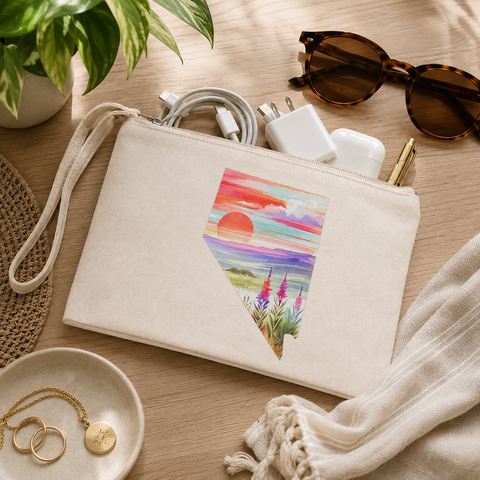 Nevada Canvas Zip Pouch