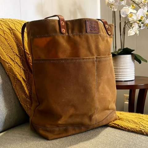 Waxed Canvas Carryall Tote