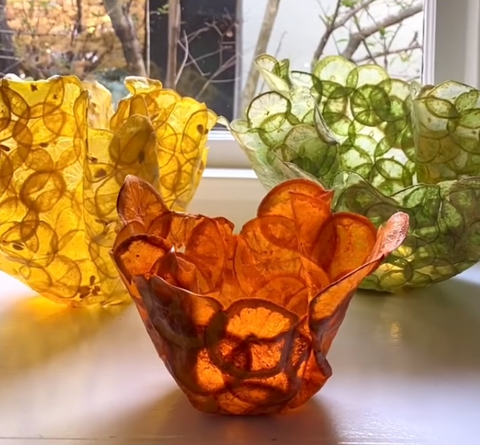 Handmade Vegetable Parchment Bowls