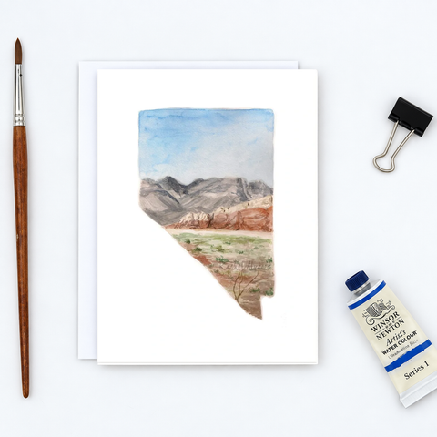 Watercolor America Notecards