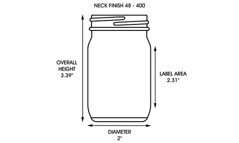 Wide-Mouth Glass Candle Jars