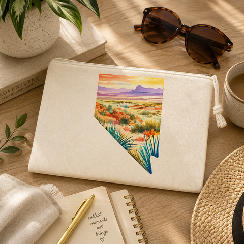 Nevada Canvas Zip Pouch