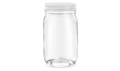Wide-Mouth Glass Candle Jars