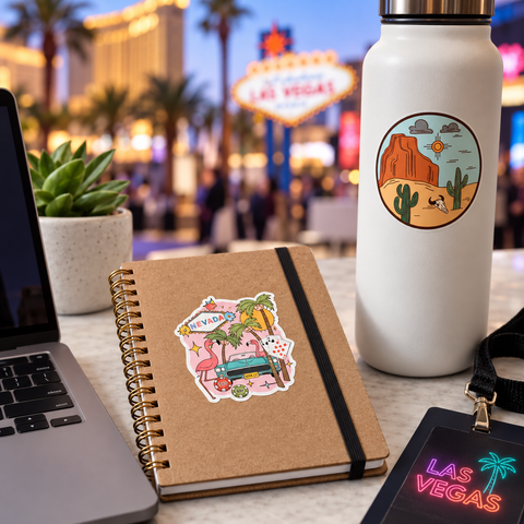 State-Themed Illustrated Stickers