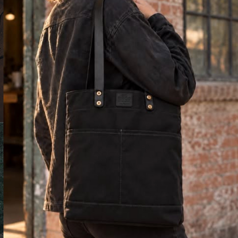 Waxed Canvas Carryall Tote