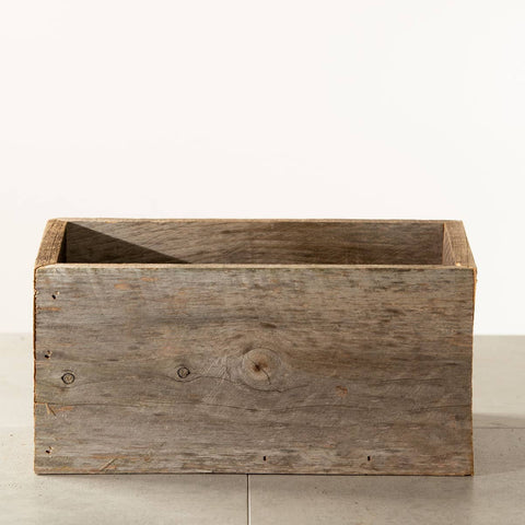 Reclaimed Wood Planter / Organizer Crate