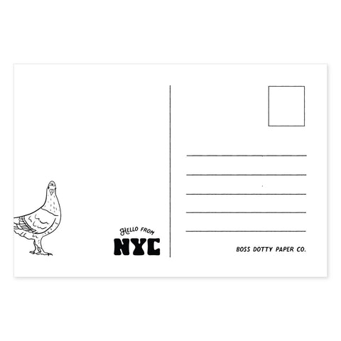 Bold NYC Letterpress Postcards