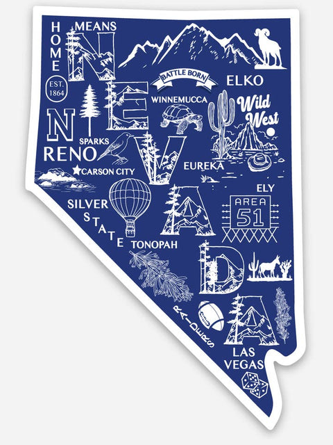 Nevada Scene Stickers