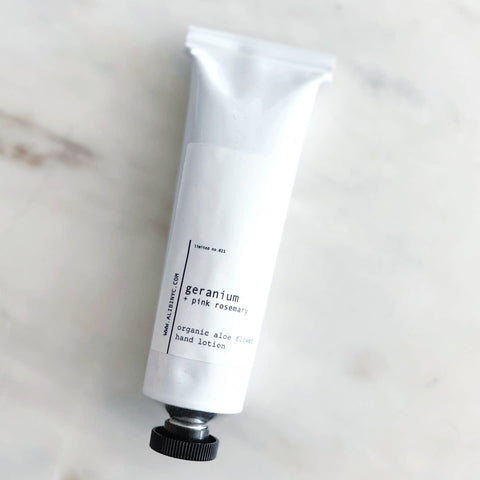 Organic Aloe Hand Lotions