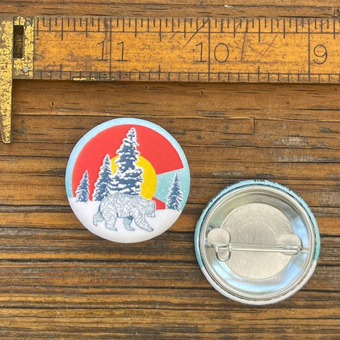 Colorado Nature Button Pins
