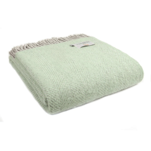 Herringbone Pure New Wool Throw