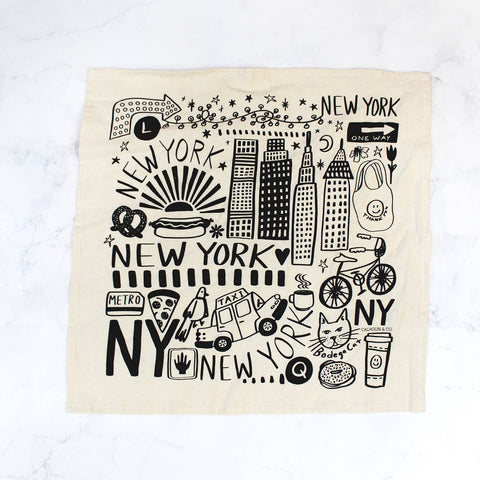 New York Screen Printed Tea Towels