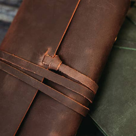 Refillable Leather Ring Binder