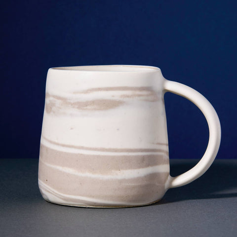 Marbled Stoneware Mugs