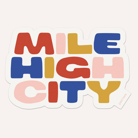 Colorado-Themed Vinyl Stickers