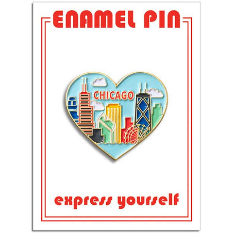 Chicago Enamel Pins