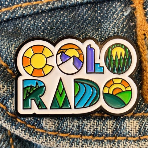 Glossy Enamel Colorado Pins