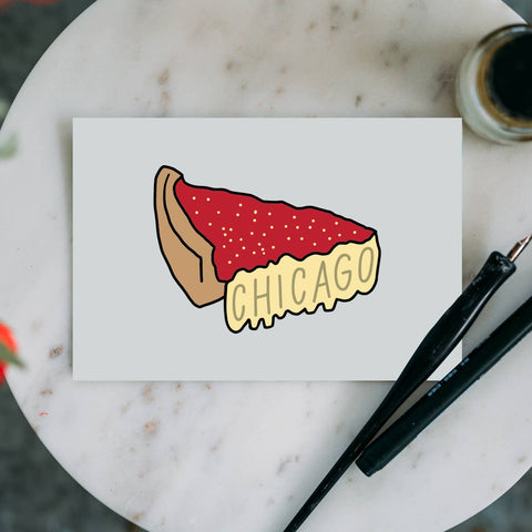 Hand-Drawn Chicago Postcards