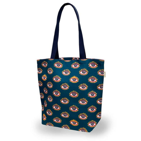 Bold Print Cotton Tote