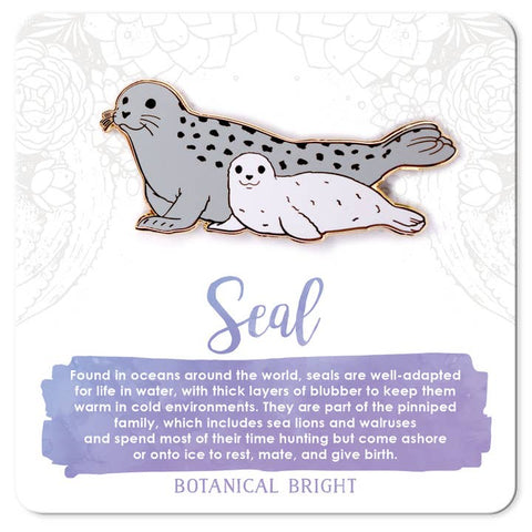 Flora Fauna Enamel Pins