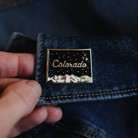 Colorado Mountain Enamel Pins