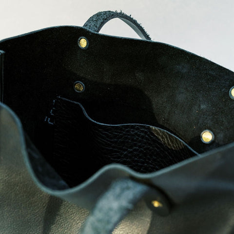Classic Leather Carryall Tote