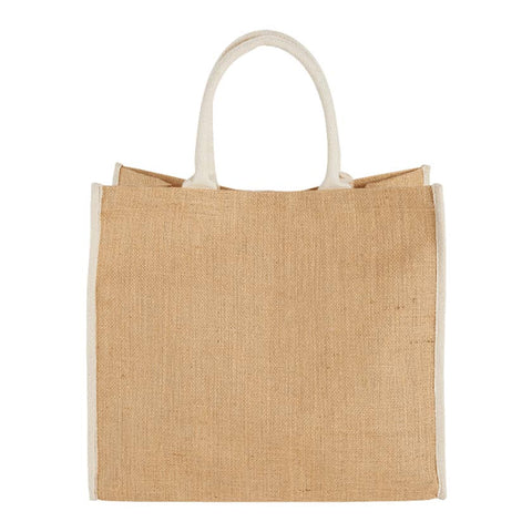 Deloitte Large Jute Shopper Tote