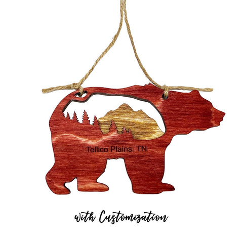 Layered Wood Customizable Outdoor Ornament