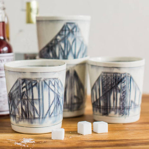 Hand-Etched Porcelain Goods