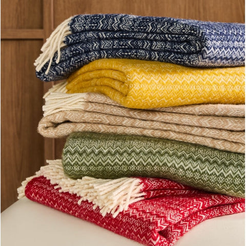 Fair Isle Pure New Wool Blanket