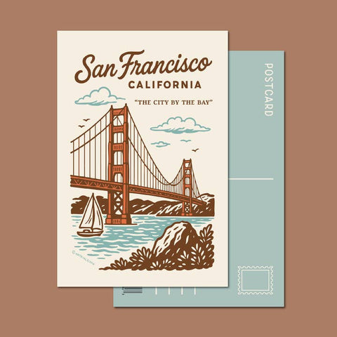 Bright City Scenes Postcards