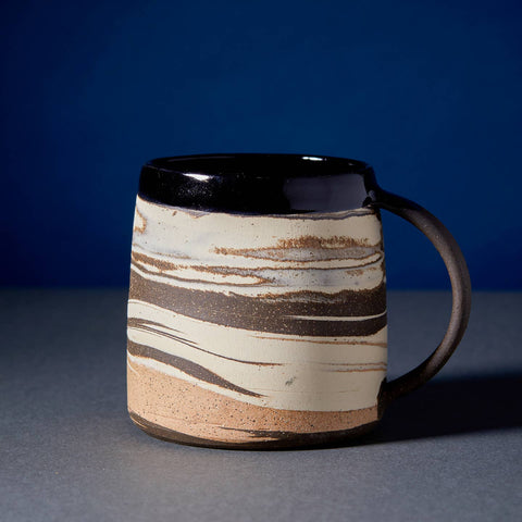 Marbled Stoneware Mugs
