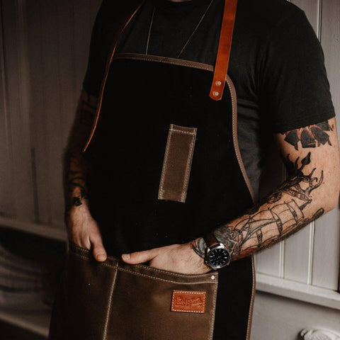 Waxed Canvas Utility Apron