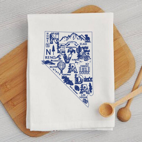Battle Born State Tea Towels