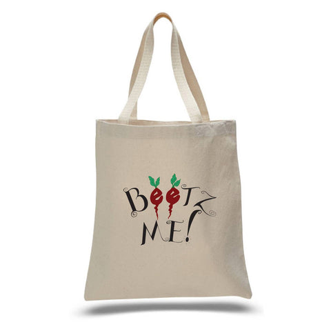Natural Canvas Simple Tote Bag