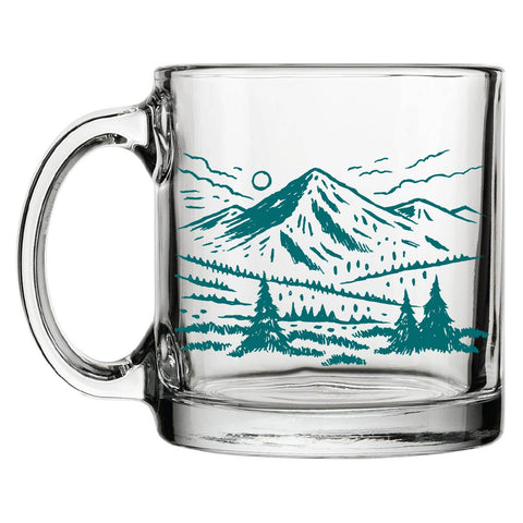 Colorado Glass Coffee Mugs
