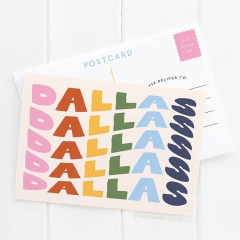 Illustrated City Map Postcards