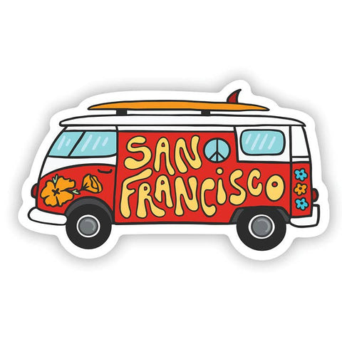 Hand-Drawn California Vinyl Stickers