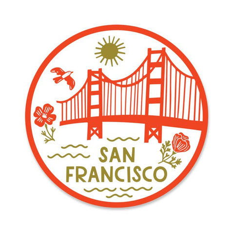 Charming, Colorful City and State Stickers