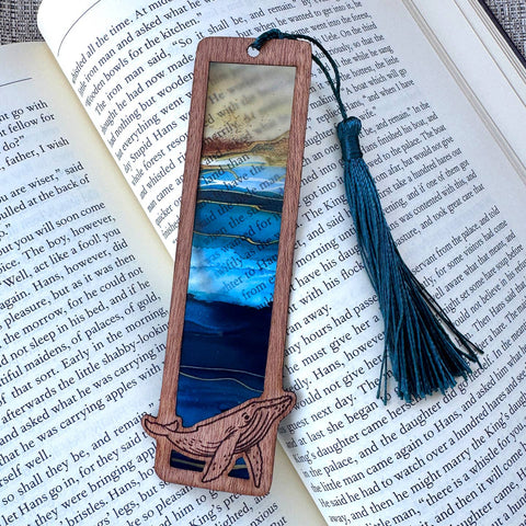 Wood Acrylic Tassel Bookmarks