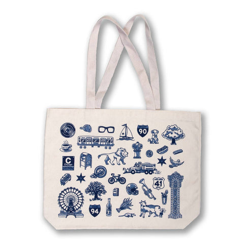 Graphic Canvas Totes