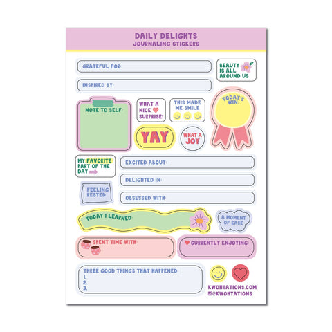 Motivational Sticker Sheets